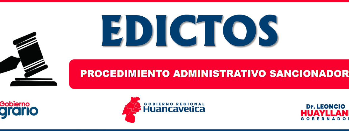 EDICTO : 